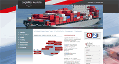Desktop Screenshot of logisticsaustria.com