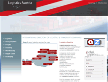 Tablet Screenshot of logisticsaustria.com